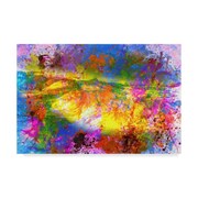 TRADEMARK FINE ART Ata Alishahi 'Sea Of Colors' Canvas Art, 12x19 ALI22412-C1219GG